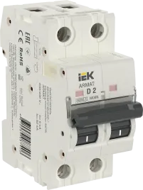ARMAT Авт. выкл. M06N 2P D 2А IEK