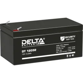 Батарея DELTA серия DT, DT 12032, напряжение 12В, емкость 3.3Ач (разря