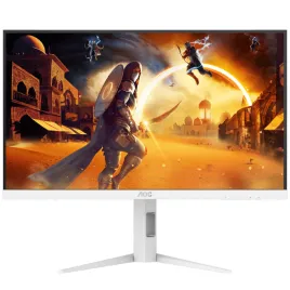 AOC Q27G4/WS 27" 2560x1440, IPS, 200Hz, 80M:1, 450cd, 0.3 ms, HDMI 2.0, DisplayPort 1.4, Height adj 130, pivot, VESA 100, 3Y, White/Silver
