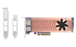 Карта расширения/ QNAP QM2-2P410G2T 2x M.2 22110/2280 NVMe SSD expansi