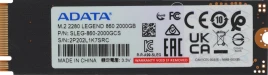 Твердотельный накопитель A-Data PCIe 4.0 x4 2TB SLEG-860-2000GCS Legend 860...