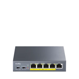 Коммутатор/ 5-Port 10/100/1000M PoE+ Switch 60W, 5 10/100/1000M ports with...