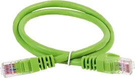 ITK RJ45(m) - RJ45(m) Cat. 5e U/UTP LSZH 0.5м зелёный