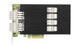 Сетевая карта/ PCIe x8 Multimode Quad-port 10G SR Dual-way Bypass Ethe