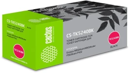 Картридж лазерный Cactus CS-TK5240BK TK-5240BK черный (4000стр.) дл