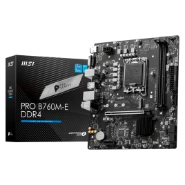 Материнская плата/ MB MSI INTEL B760 s1700, 2xDDR4(64GB), D-SUB/HDMI 1