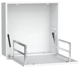 ITK LINEA R Шкаф встр. потол. 4U 600х600мм дв. мет. белый