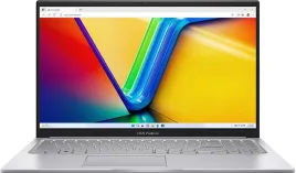 Ноутбук/ ASUS X1504VA-BQ4056 15.6"(1920x1080 (матовый) IPS)/Intel Core 5 120U(1.4Ghz)/16384Mb/512PCISSDGb/noDVD/Int:Shared/Cam/BT/WiFi/42WHr/war 1y/1.7kg/Cool Silver/DOS