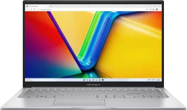 Ноутбук/ ASUS X1504VA-BQ4056 15.6"(1920x1080 (матовый) IPS)/Intel Core 5 120U(1.4Ghz)/16384Mb/512PCISSDGb/noDVD/Int:Shared/Cam/BT/WiFi/42WHr/war 1y/1.7kg/Cool Silver/DOS