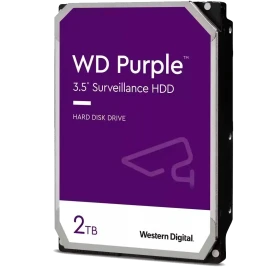 Жесткий диск/ HDD WD SATA3 2TB Purple Video 5400 RPM 64Mb 1 year warra