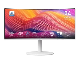 Монитор/ MSI Modern MD342CQPW  34" 3440x1440, VA, Curved, 120Hz, 4ms,