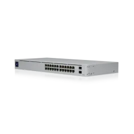Коммутатор/ 24-port, Layer 2 switch with a silent, fanless cooling sys