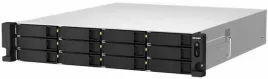 Сетевое хранилище без дисков/ ENTERPRISE QNAP TS-h1887XU-RP-E2334-16G QuTS hero NAS, Xeon E-2334 4C 8T 3.4-4.8GHz, 16 GB ECC DDR4 (1 x 16 GB) up to 128GB (4 x 32 GB), 18-bay (12 x 3.5-inch SATA + 6 x 2.5-inch SATA), 2x10 GbE, 2x2.5 GbE, 3xPCIe Slot (2 x G