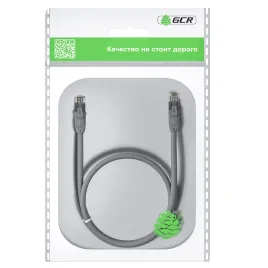 Greenconnect RJ45(m) - RJ45(m) Cat.6 UTP  0.5м серый