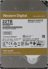 Жесткий диск WD SATA-III 22TB WD221KRYZ Gold 512E (7200rpm) 512Mb...