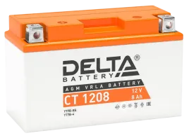 Аккумуляторная батарея для мото-техники/ DELTA серия  CT, CT 1208, нап