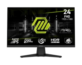 Монитор/ MAG 244F 23.8", 1920 x 1080,  Rapid IPS, 178x178, 200Hz, 1ms,