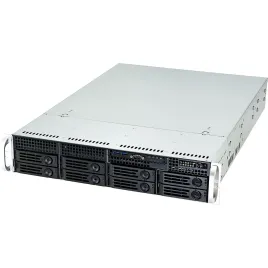 Серверный корпус/ 2U chassis; ATX, Micro-ATX, Mini-ITX MBs; 8 x 3.5''hs + 2 x 3.5'' internal + 2 x 2.'' hs rear; 1200W (1+1); AC-R50 rails