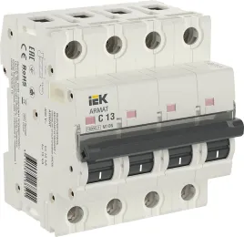 ARMAT Авт. выкл. M10N 4P C 13А IEK
