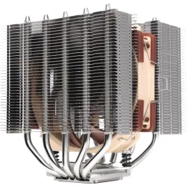 Кулер для процессора/ CPU Cooler Noctua NH-D12L (148W, 4-pin PWM, 145mm, Al/Cu, 5x6mm, 1x120mm, 60.1CFM, 22.6dBA, 2000RPM, S: 1851/1700/1200/115X, AM5/AM4, Beige/Brown)