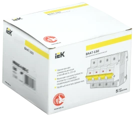 KARAT Авт. выкл. ВА47-150 4P D 100А 15кА IEK