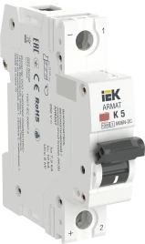ARMAT Авт. выкл. M06N-DC 1P K 5А IEK