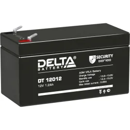 Батарея DELTA серия DT, DT 12012, напряжение 12В, емкость 1.2Ач (разря