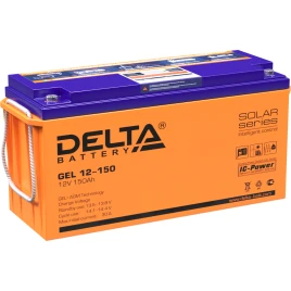 Батарея DELTA серия GEL, GEL 12-150, напряжение 12В, емкость 150Ач...