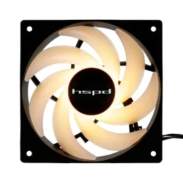 Кулер/ Case Cooler HSPD M1 Black (120x120x25mm, 4-pin PWM, ARGB, 57.56CFM, 26.86dBA, 1600RPM, Black)