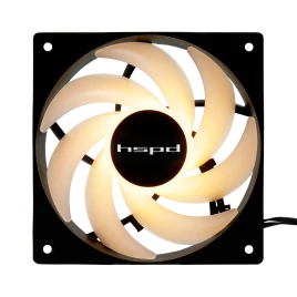 Кулер/ Case Cooler HSPD M1 Black (120x120x25mm, 4-pin PWM, ARGB, 57.56