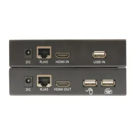 Приёмник/ OSNOVO Комплект для передачи HDMI, USB(клавиатура и мышь), ИК управления и питания по кабелю витой пары (HDBaseT). Расстояние передачи до 40м (4K2K(30Гц)), до 70м (1080p). Поддержка технологии Power over HDBaseT(PoH). Поддержка HDMI 1.4 и HDCP 1