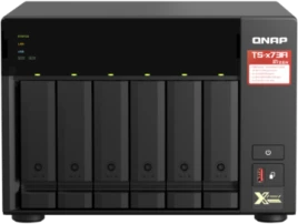 Сетевое хранилище без дисков/ SMB QNAP TS-673A-8G NAS, 6 trays 3,5"/2,