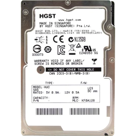 Жесткий диск/ HDD HGST SAS Server 300Gb 2.5'' Ultrastar 10K rpm 12Gb/s