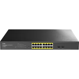 Коммутатор/ 16-Port 10/100/1000M PoE+ Switch 200W, 16-Port 10/100/1000