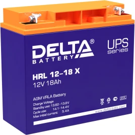 Батарея DELTA серия HRL-X, HRL 12-18 X, напряжение 12В, емкость...