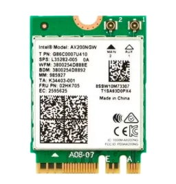 Плата сетевого контроллера/ Intel Wi-Fi 6 AX200, 2230, 2x2 AX+BT,...