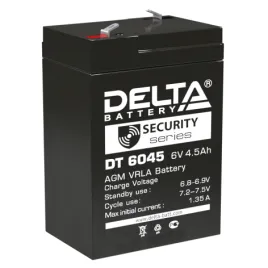 АКБ Delta DT 6045 (6V, 4,5Ah)