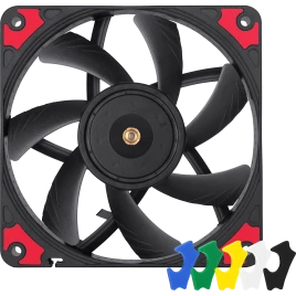 Кулер для корпуса/ Case Cooler Noctua NF-A12x15 PWM chromax.black.swap (120x120x15mm,...