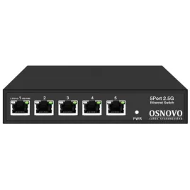 Коммутатор/ OSNOVO Коммутатор 2.5G Ethernet на 5 RJ45 портов. Порты: 5
