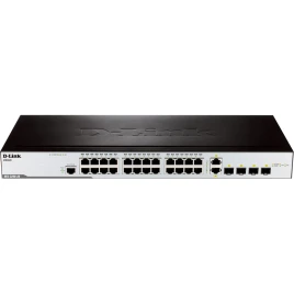Сетевой коммутатор/ Managed L2 Switch 24x100Base-TX, 2x1000Base-X SFP, 2xCombo 1000Base-T/SFP,...