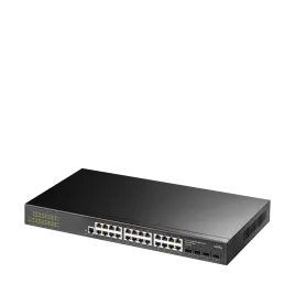 Коммутатор/ 24-Port Layer 2 Managed Gigabit Switch with 4 Gigabit SFP