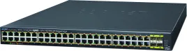 коммутатор/ PLANET IPv6/IPv4, 48-Port Managed 802.3at POE+ Gigabit Eth