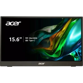Монитор/ Acer PM161QJbmiuux 15,6'', UltraThin Black, 16:9, IPS, 1920x1