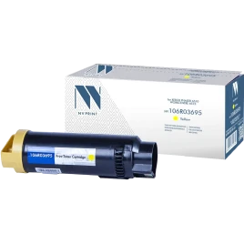 Тонер-картридж NVP NV-106R03695 Yellow для Xerox Phaser 6510/WorkCe