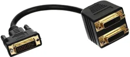 Telecom  DVI-D (m) - 2 x DVI-D (f)
