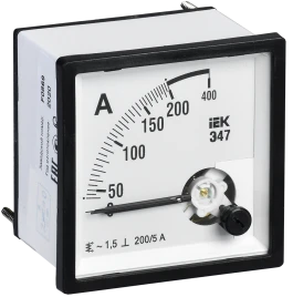 Амперметр Э47 200/5А кл. точн. 1,5 96х96мм