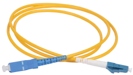 Оптический патч-корд, SM, 9/125 (OS2), LC/UPC-SC/UPC, (Simplex), LSZH,