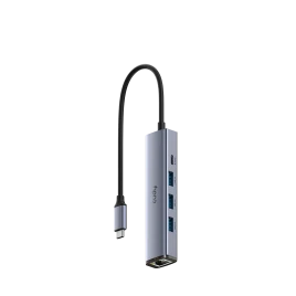 Адаптер/ 5-IN-1 USB Hub with GbE