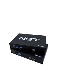 KVM VGA+USB удлинитель/ KVM VGA+USB удлинитель по витой паре с поддерж
