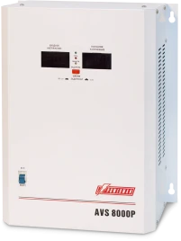Стабилизатор POWERMAN AVS 8000P, ступенчатый регулятор, цифровые индик